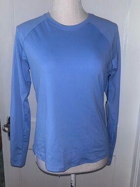Light Blue Long Sleeve Athletic Top by RBX size small NWT